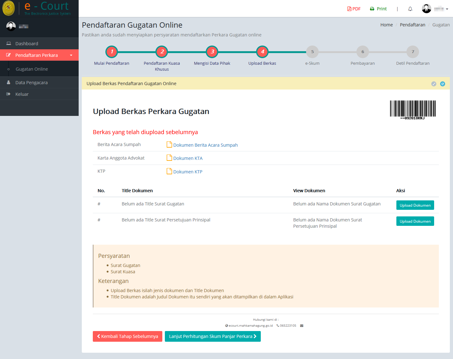 cara urus surat cerai online