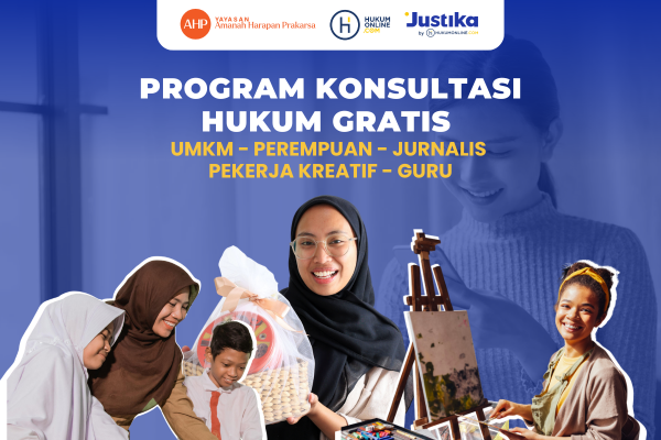 Konsultasi Hukum Gratis Justika x Yayasan AHP: Cara Akses & Syaratnya